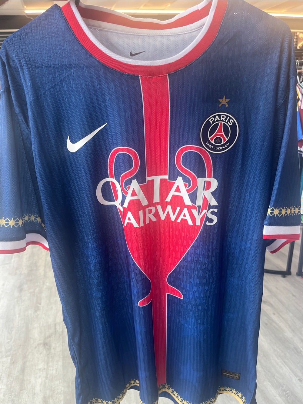 Paris Saint-Germain Navy Blue & Red Home Jersey